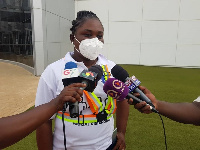 Lola Asiseh Ashitey, Project Coordinator for Jospong/Zoomlion Free Community Disinfection Campaign