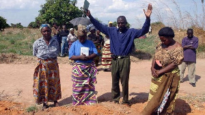 A group engrossed in prayer (File Photo)