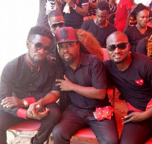 Bisa K'dei, Obrafour and Funny Face at the funeral