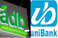 Agriculture Development Bank and uniBank logos