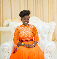 Annica Nsiah-Apau, the wife of rap artiste Okyeame Kwame