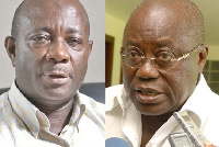 Odike (L) and President Akufo-Addo (R)