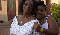 Grace Nortey (L) graced the screens in the 1990s