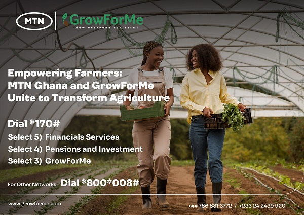 GrowForMe and MTN Ghana partner