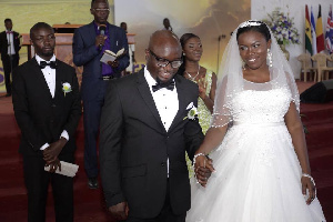 Odelia Ofori and husband