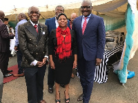 Dr. Thomas Mensah with other dignitaries at the Tech Innovation Center