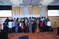 Participants in a photo after the program