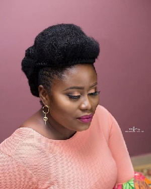 Lydia Forson styled this hair for the premier of Sidechic Gangs