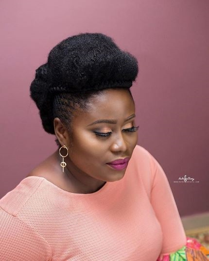 Lydia Forson styled this hair for the premier of Sidechic Gangs