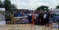 Hawa Koomson with some participants of the programme