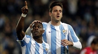 Christian Atsu scored on his debut for Malaga