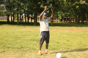 Goalkeepers trainer, Ben Owu