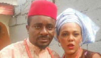 Emeka Ike and wife