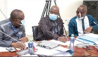 Some members of the Public Accounts Committee during a sitting