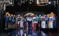 The 2022 winners of the Ghana Oil and Gas Awards in a group photo