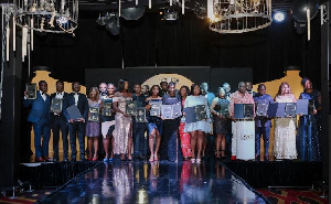 The 2022 winners of the Ghana Oil and Gas Awards in a group photo