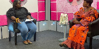 CEO of Green Essentials, Yaa Anima Danso Misa and host, Eunice Tornyi