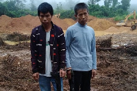 The two Chinese nationals arrested in the raid