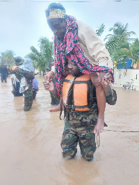 The Ghana Armed Forces is embarked on its annual flood rescue operation