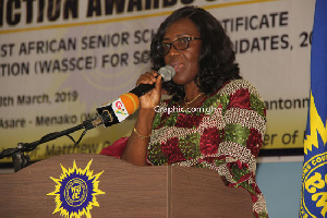 Head of National Office of WAEC, Mrs Wendy Addy-Lamptey