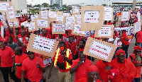 The groups marched through some principal streets of Accra to register their displeasure