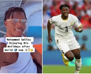 Mohammed Salisu scored a goal at the World Cup