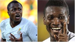 Dede Ayew and Asamoah Gyan