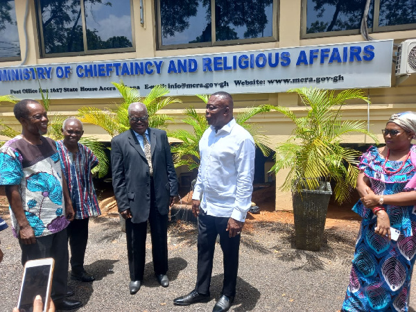 Minister for Chieftaincy and Religious Affairs,  Stephen Asamoah Boateng