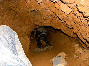 Caved Galamsey Pit Cave In