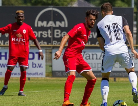 Daniel Opare scored on his Antwerp debut