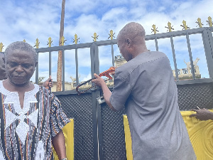 Some leaders of the Abura Abakrampa traditional area