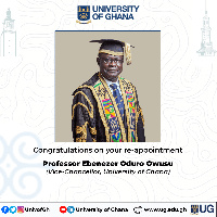 The Vice-Chancellor of UG, Professor Ebenezer Oduro Owusu