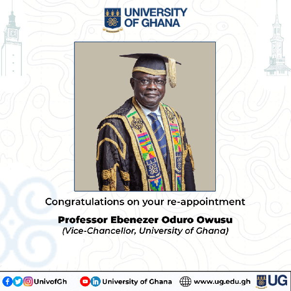 The Vice-Chancellor of UG, Professor Ebenezer Oduro Owusu