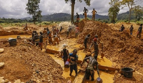 Illegal small scale miners