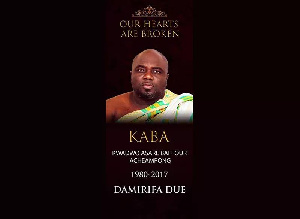 KABA died on Saturday