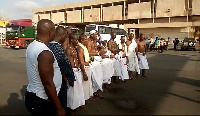 The priests brought together by Togbui Adzogaga Amenya Fiti V