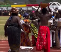 Performance of dipo rite at the independence day observation