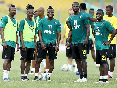 Black Stars training