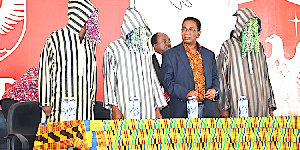 Prof. Kwesi Yankah with Anas Aremeyaw Anas