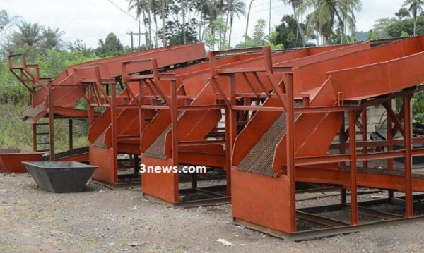 The galamsey washing machines