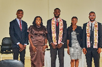 Newly elected members of the Central University SRC