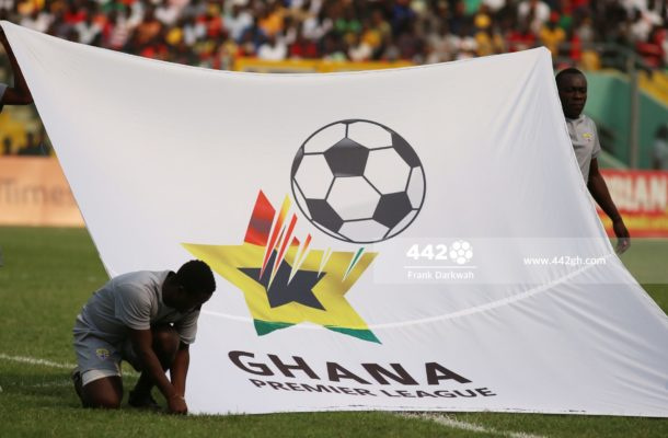 Ball boys display the GPL logo | File photo