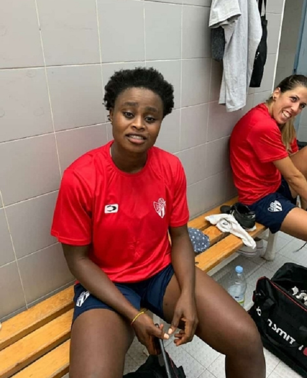 Black Princesses striker, Priscilla Adubea