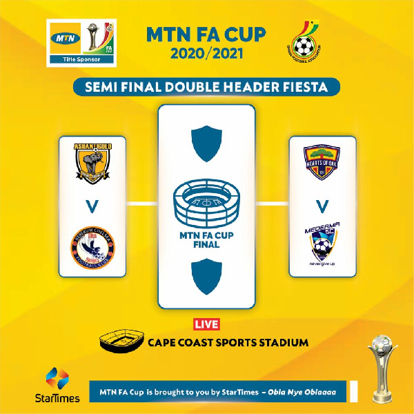 The semi-final encounter will be played on Sunday, August 01, 2021 at the Cape Coast stadium