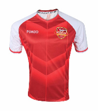 A relpica jersey of Berekum Arsenals