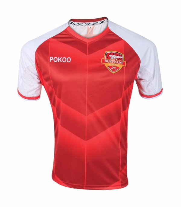 A relpica jersey of Berekum Arsenals