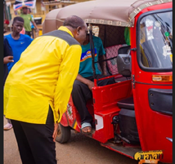 Kyerematen is on a 19-day campaign tour in the Ashanti Region