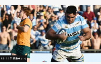 Joaquin Oviedo came off the bench to score two of Argentina's nine tries against Australia