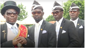 The Prampram based pall bearers