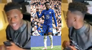 Hudson Odoi Dances To Daddy Lumba's Song 